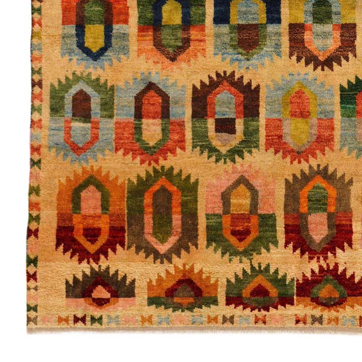 6' 9 x 10' 2 Hand Knotted Balouch Wool Rug