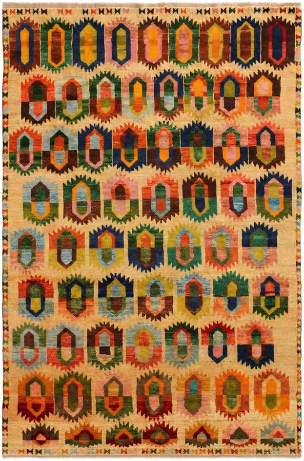 Detail image of 6' 9 x 10' 2 Hand Knotted Balouch Wool Rug