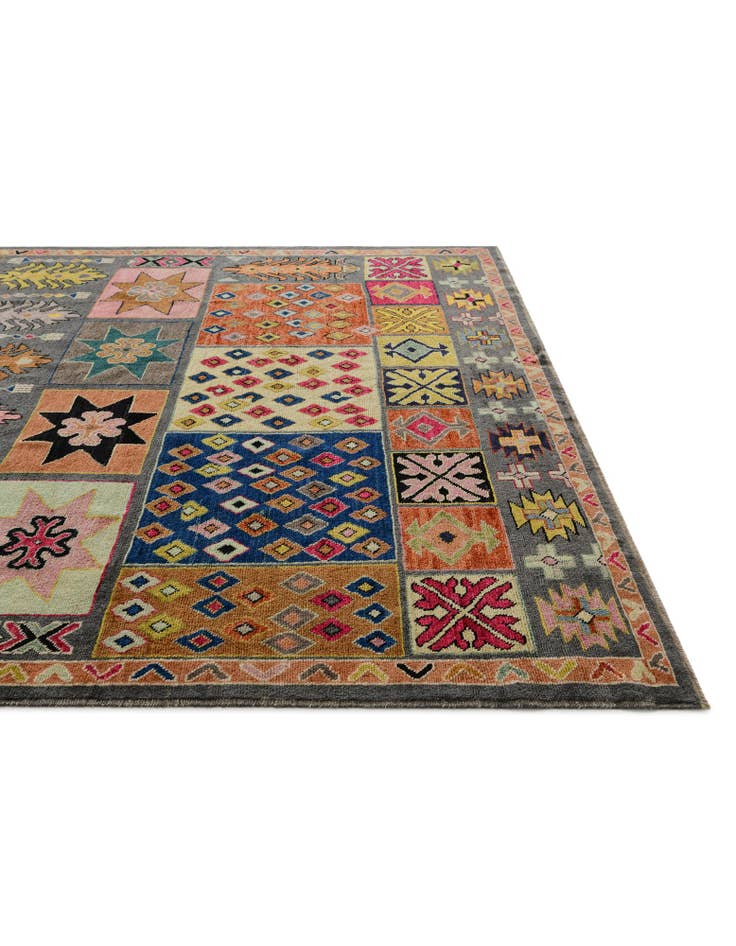 Detail image of 9' 7 x 12' 3 Hand Knotted Balouch Wool Rug