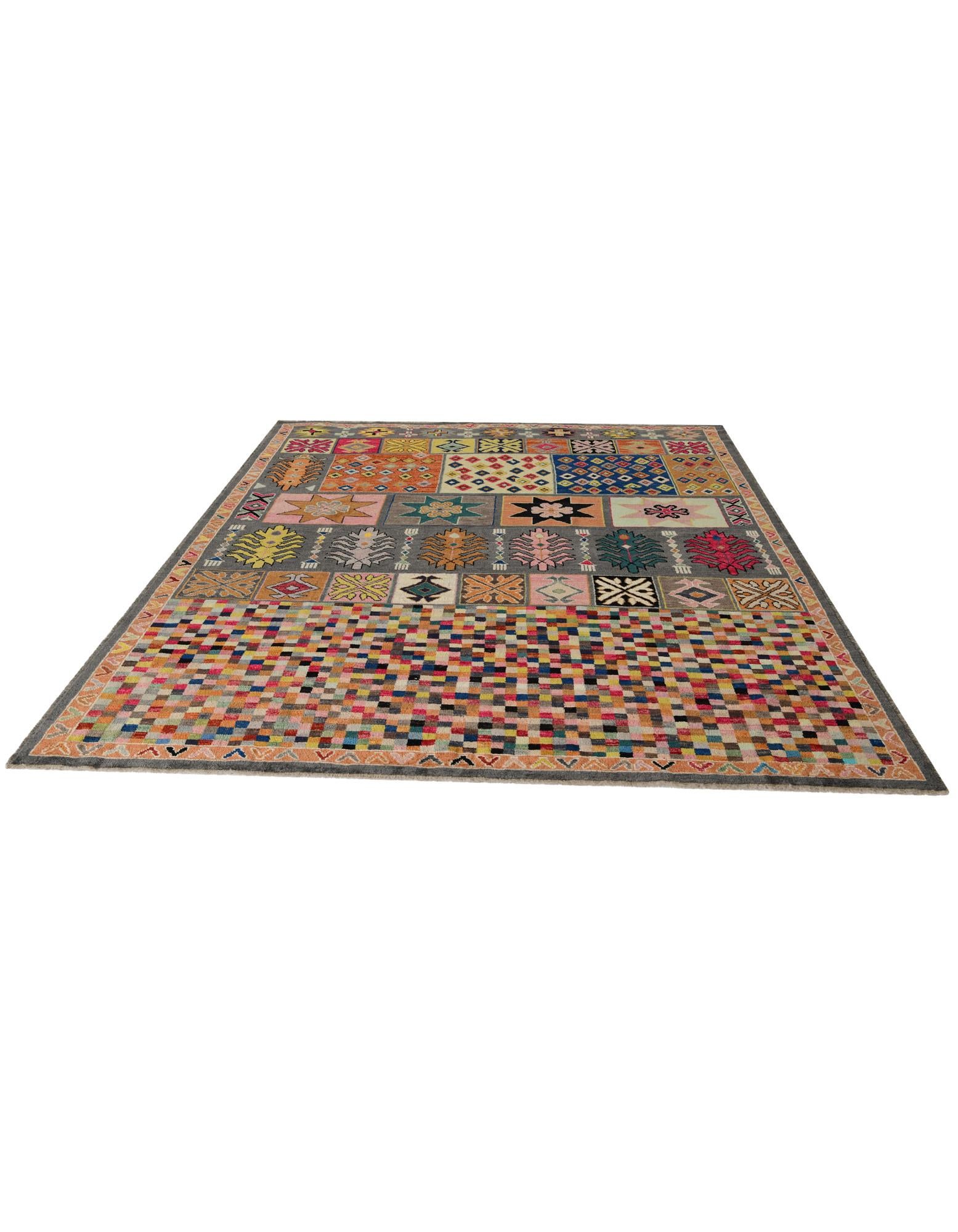 9' 7 x 12' 3 Hand Knotted Balouch Wool Rug