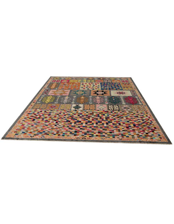 9' 7 x 12' 3 Hand Knotted Balouch Wool Rug