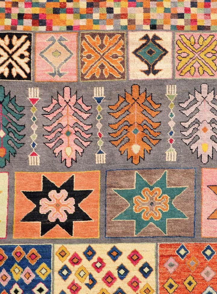 9' 7 x 12' 3 Hand Knotted Balouch Wool Rug