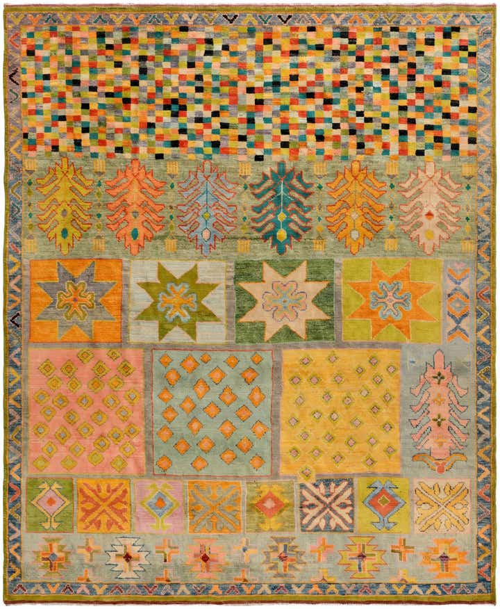 8' 7 x 10' 4 Hand Knotted Balouch Wool Rug