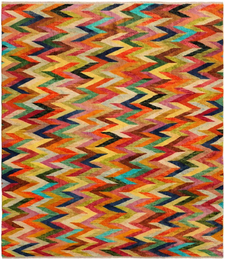 Detail image of 8' 3 x 9' 5 Hand Knotted Balouch Wool Rug