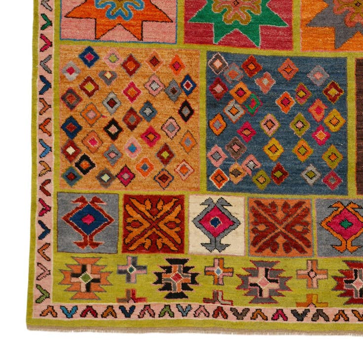 Detail image of 8' 5 x 10' Hand Knotted Balouch Wool Rug