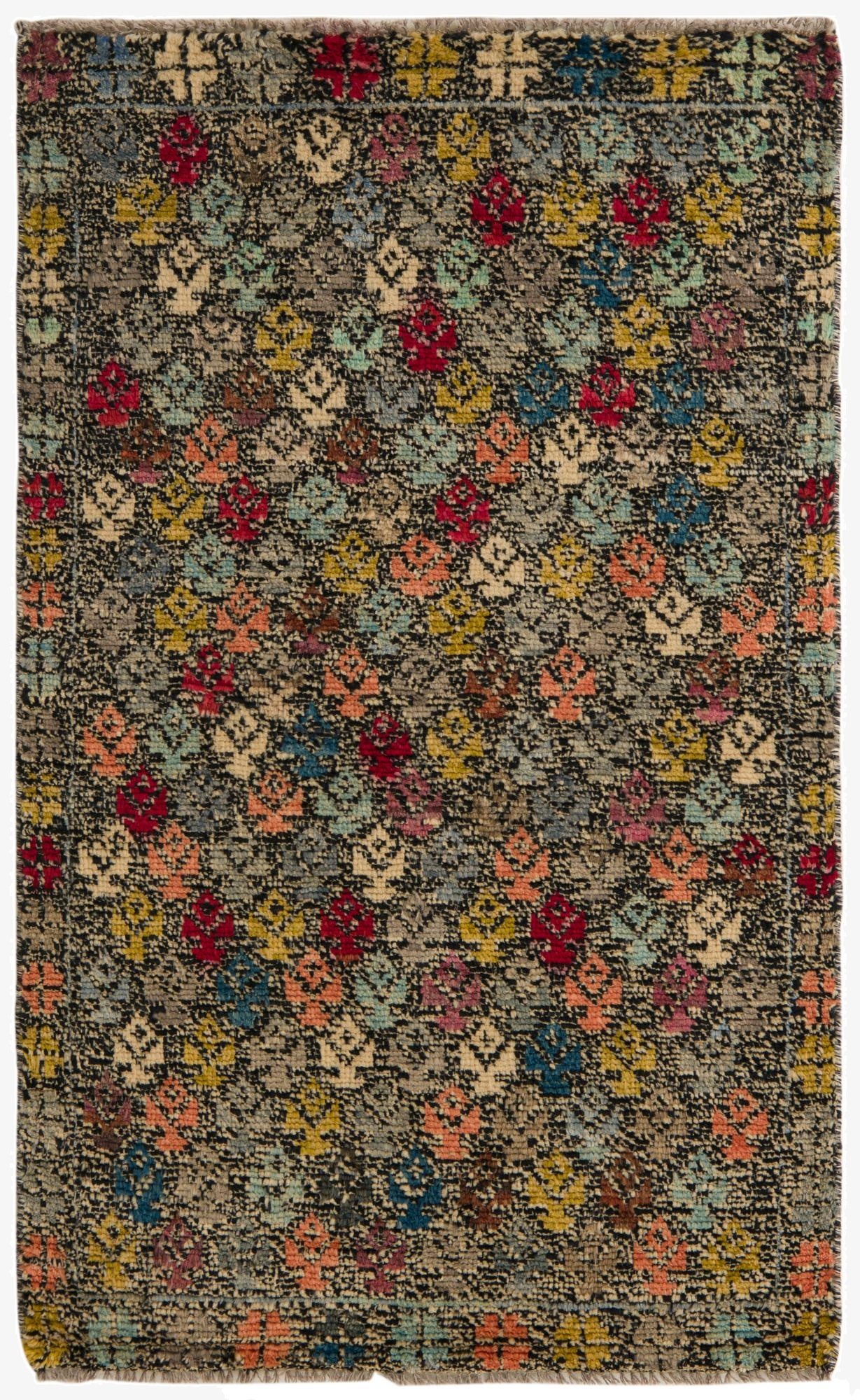 3' 2 x 5' 1  Hand Knotted Balouch Wool Rug