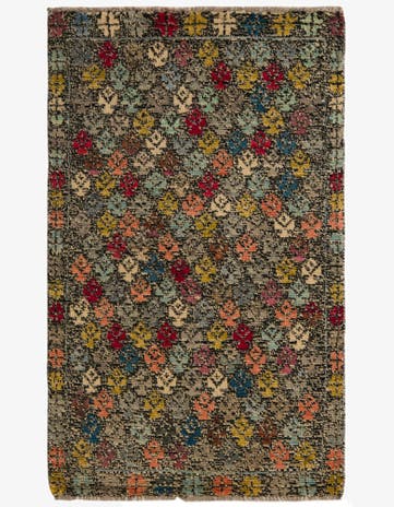 3' 2 x 5' 1 Hand Knotted Balouch Wool Rug