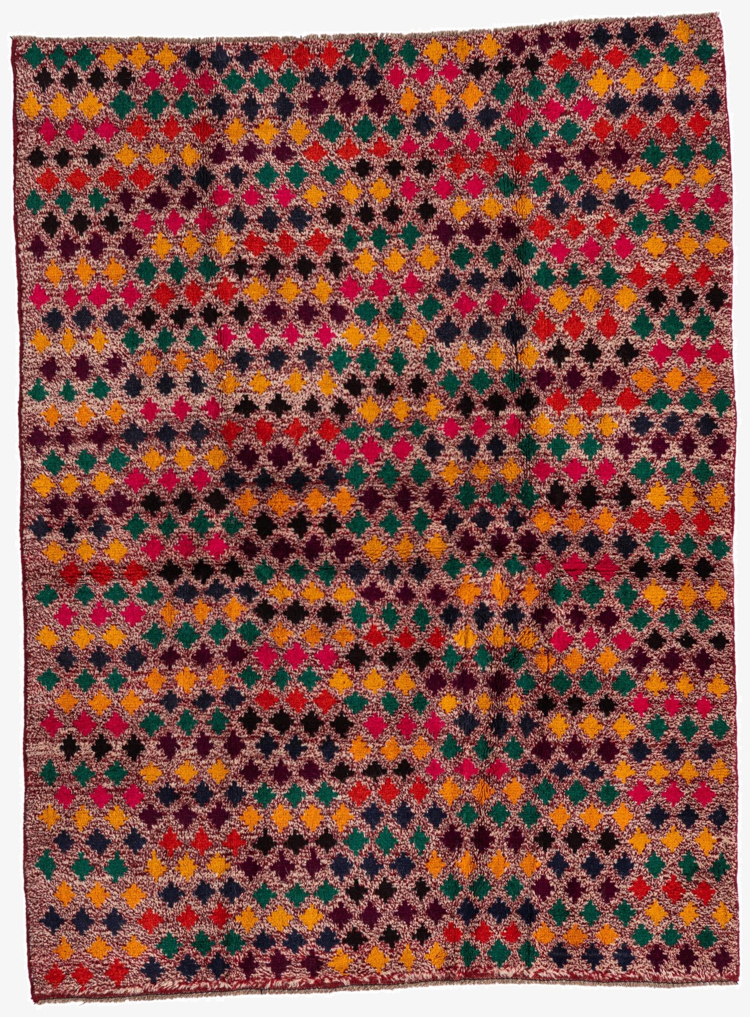 4' 2 x 5' 6  Hand Knotted Balouch Wool Rug