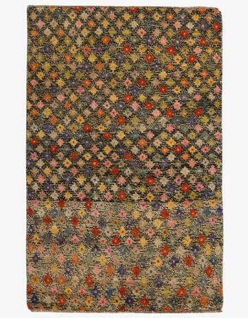 4' x 6' 1 Hand Knotted Balouch Wool Rug
