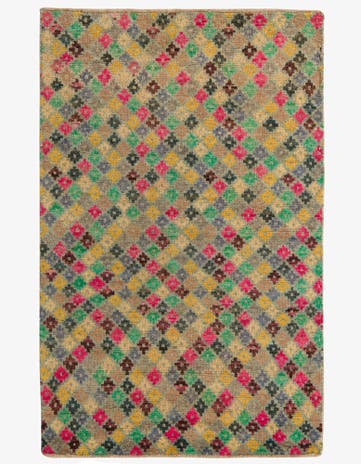 4' 1 x 6' 2 Hand Knotted Balouch Wool Rug