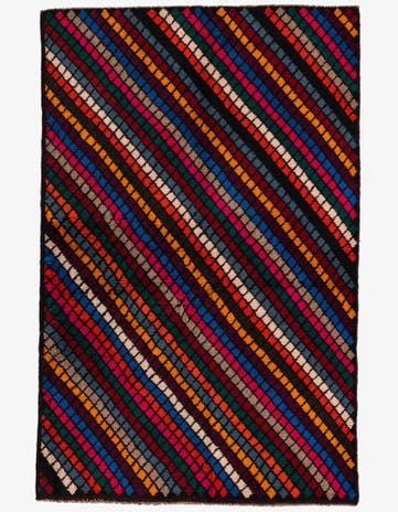 3' 9 x 5' 10 Hand Knotted Balouch Wool Rug