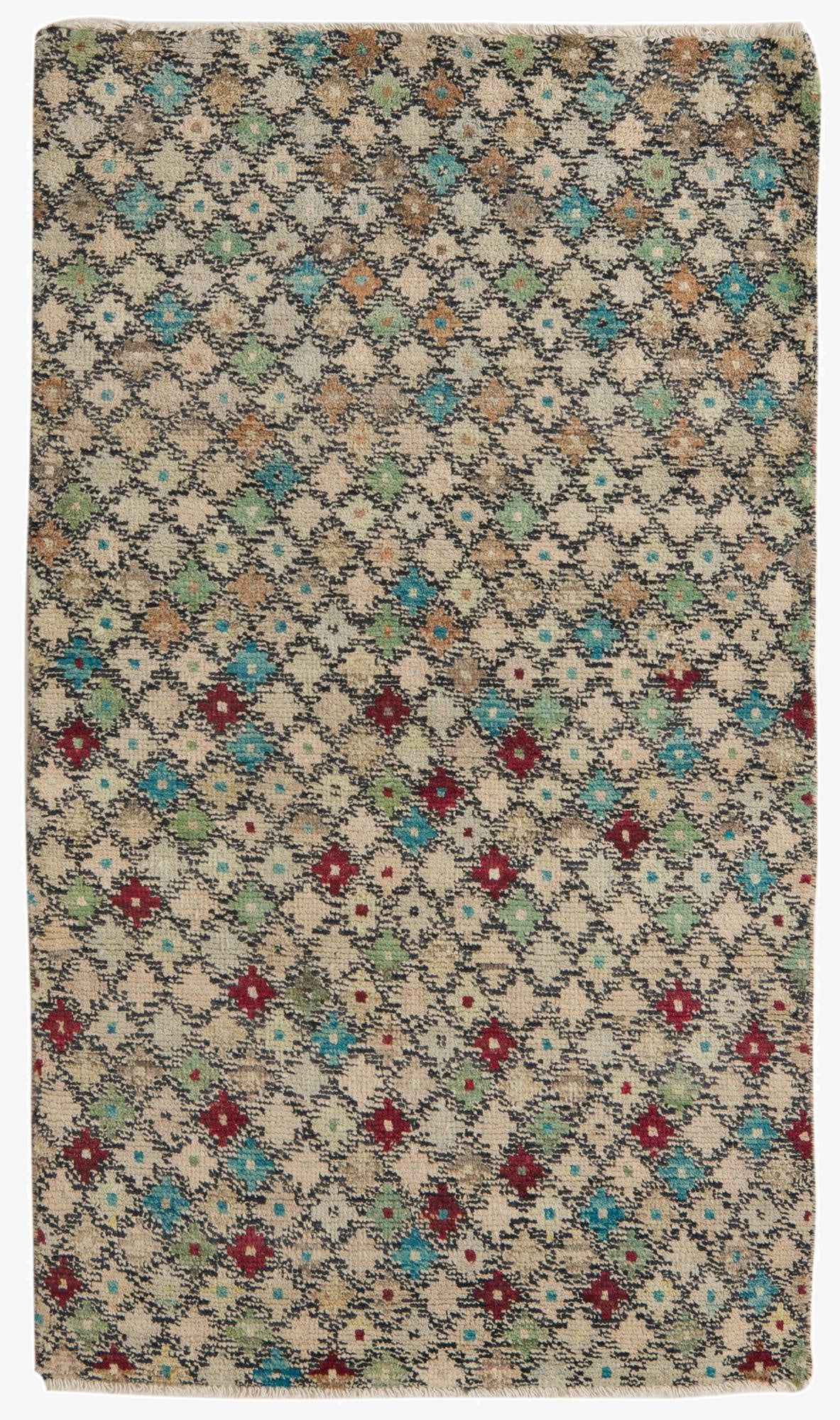 3' x 5' 3  Hand Knotted Balouch Wool Rug