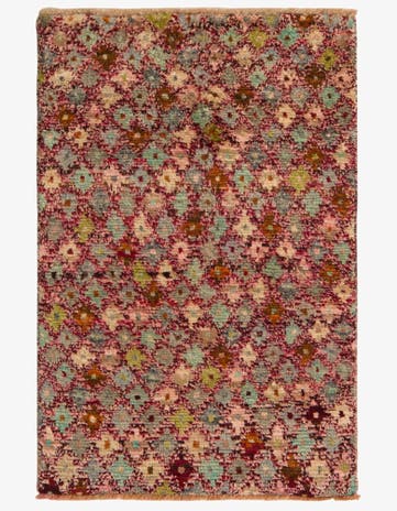 2' 7 x 3' 10 Hand Knotted Balouch Wool Rug