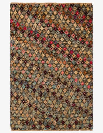 4' 1 x 6' 3 Hand Knotted Balouch Wool Rug
