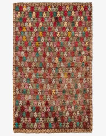 3' 8 x 6' Hand Knotted Balouch Wool Rug