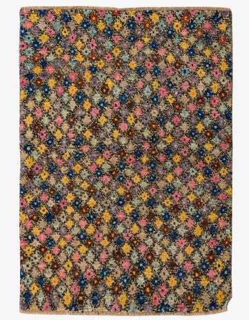 4' 1 x 5' 9 Hand Knotted Balouch Wool Rug