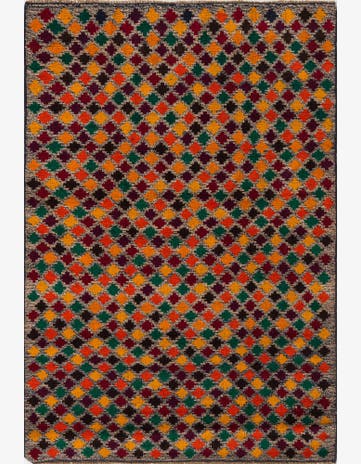 3' 10 x 5' 10 Hand Knotted Balouch Wool Rug