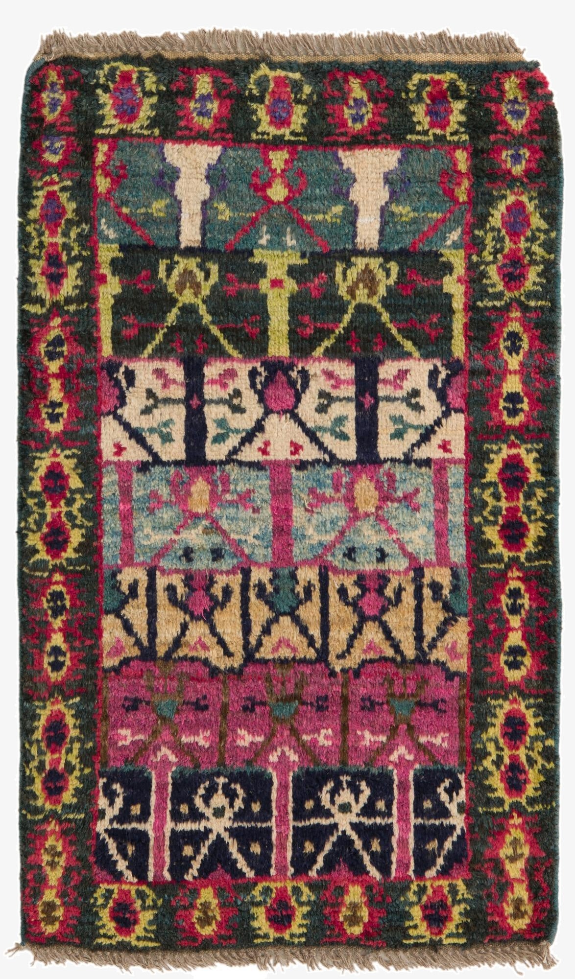 2' 6 x 4' 2  Hand Knotted Balouch Wool Rug