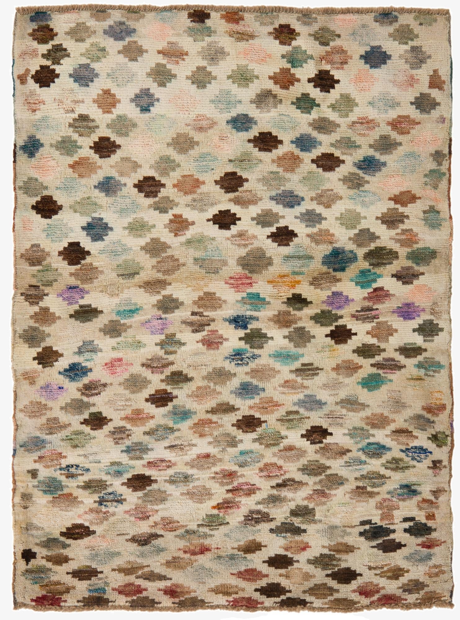 3' 4 x 4' 5  Hand Knotted Balouch Wool Rug