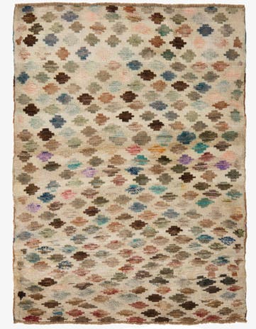 3' 4 x 4' 5 Hand Knotted Balouch Wool Rug