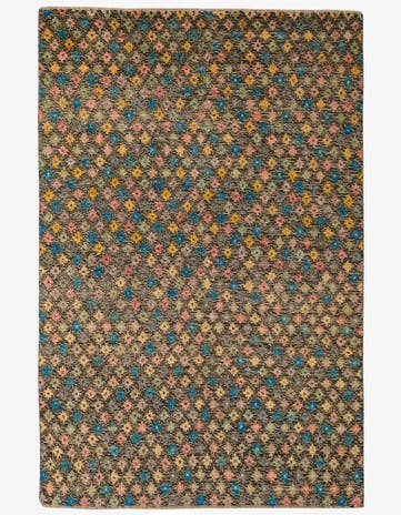 5' 6 x 8' 5 Hand Knotted Balouch Wool Rug