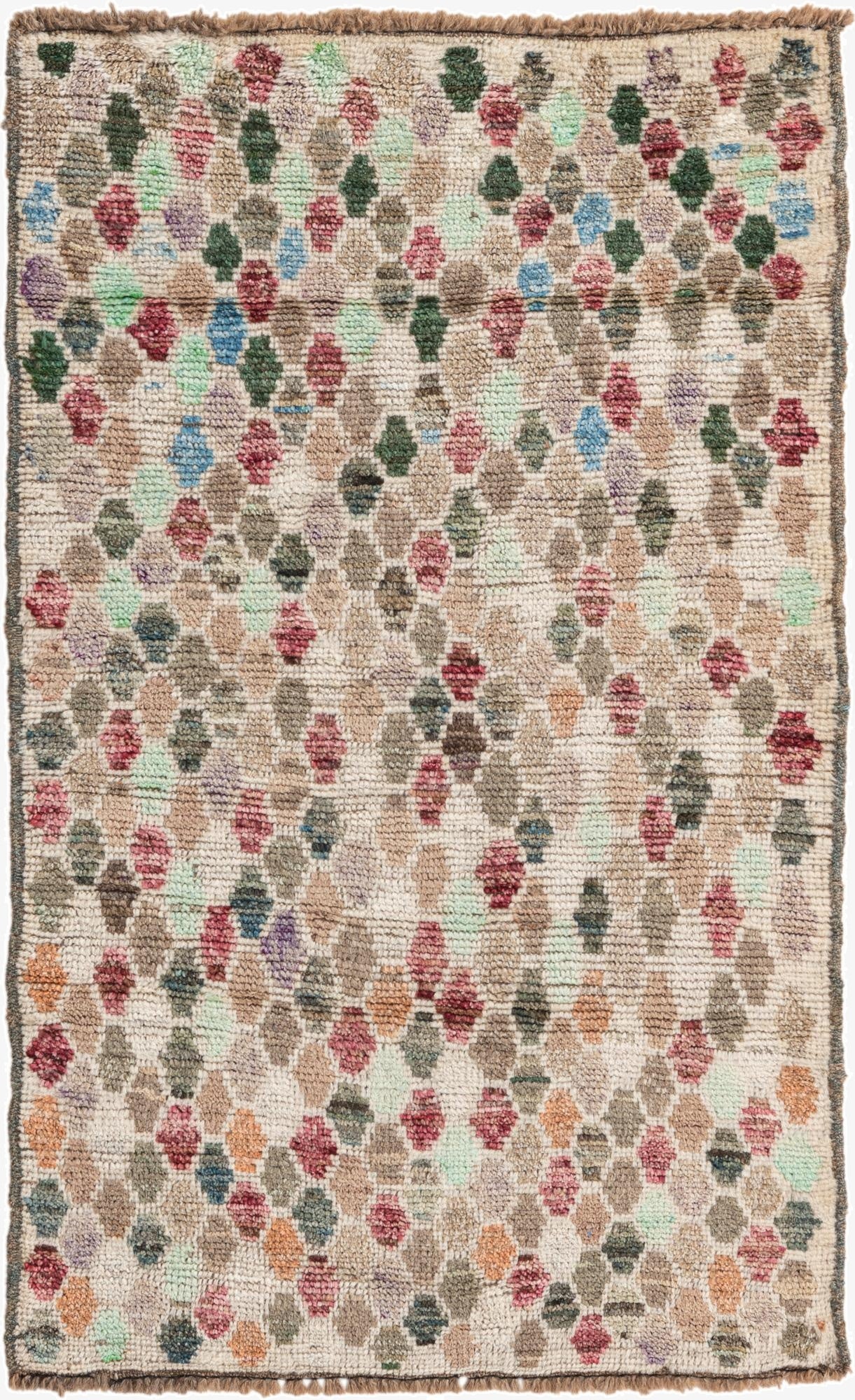 2' 7 x 4' 4  Hand Knotted Balouch Wool Rug