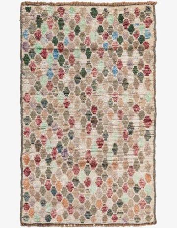 2' 7 x 4' 4 Hand Knotted Balouch Wool Rug