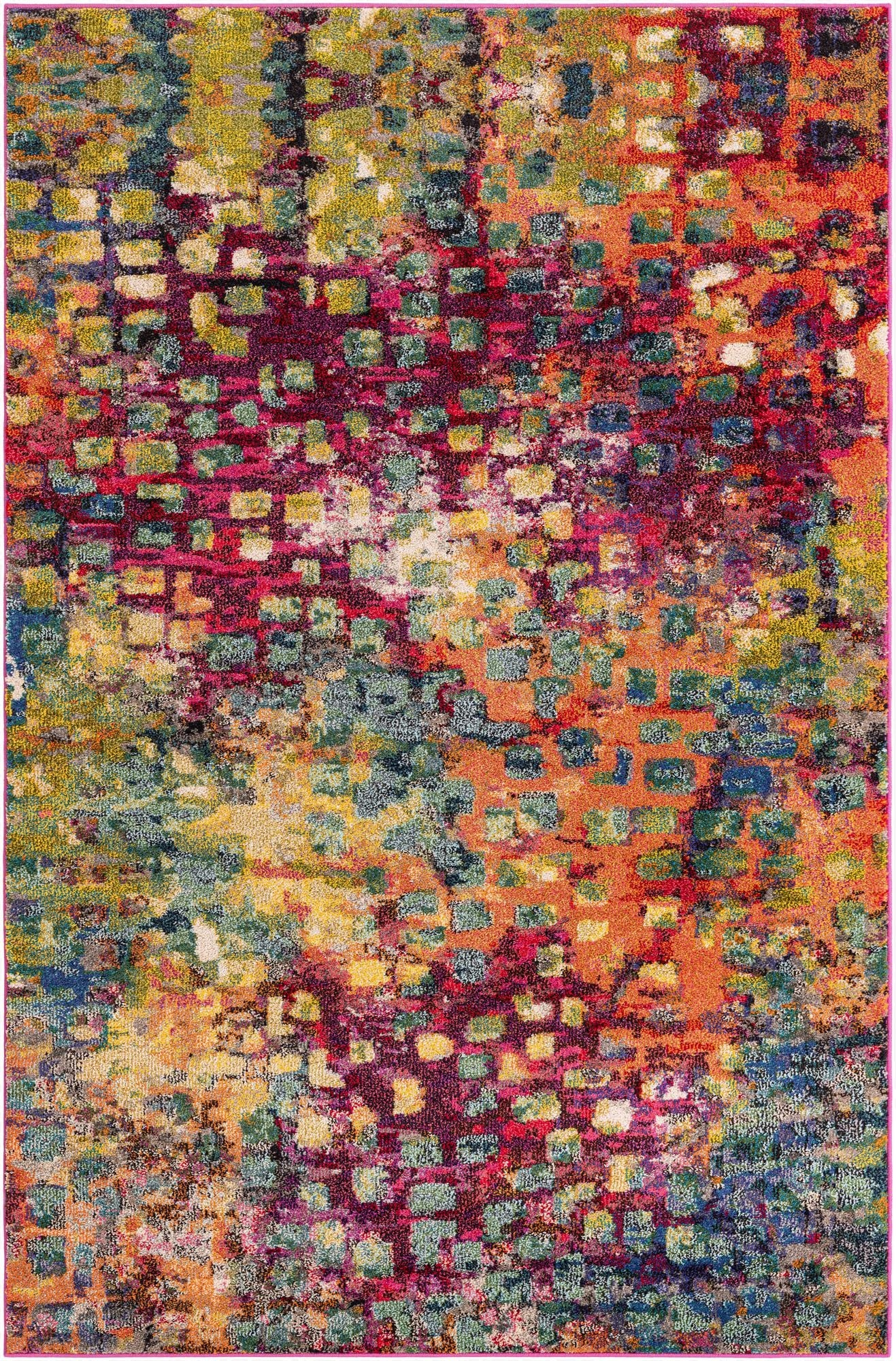 Primary image 5' x 8'  Washable Barcelona Rug