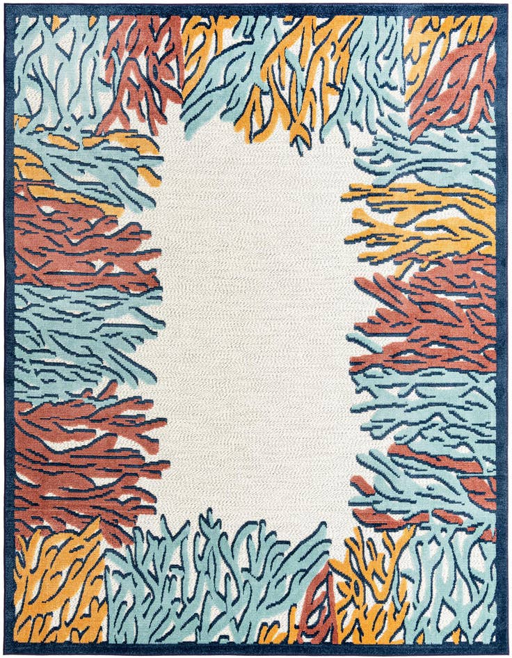 Detail image of 7' x 10' Easy-Clean Belize Indoor / Outdoor Rug