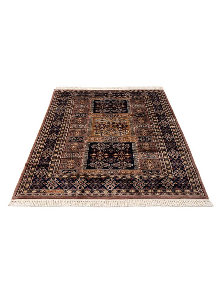 Detail image of 4' 2 x 6' 3 Hand Knotted Bokhara Oriental Rug