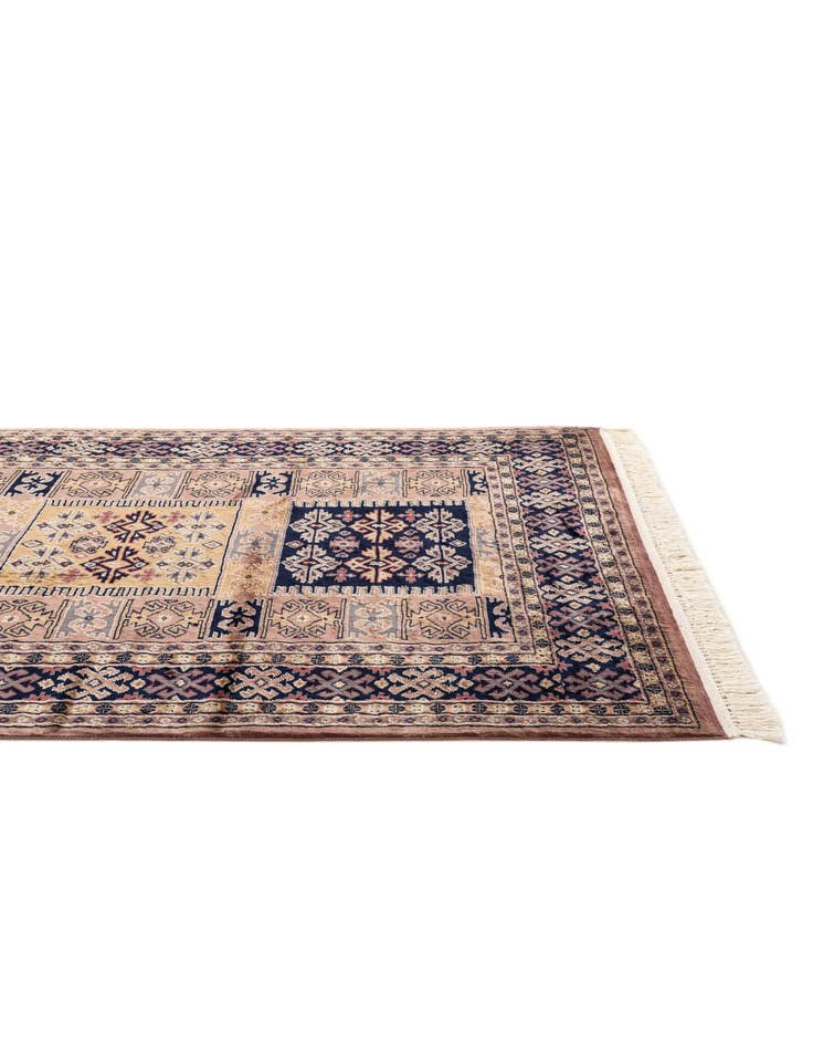 Detail image of 4' 2 x 6' 3  Hand Knotted Bokhara Oriental Rug