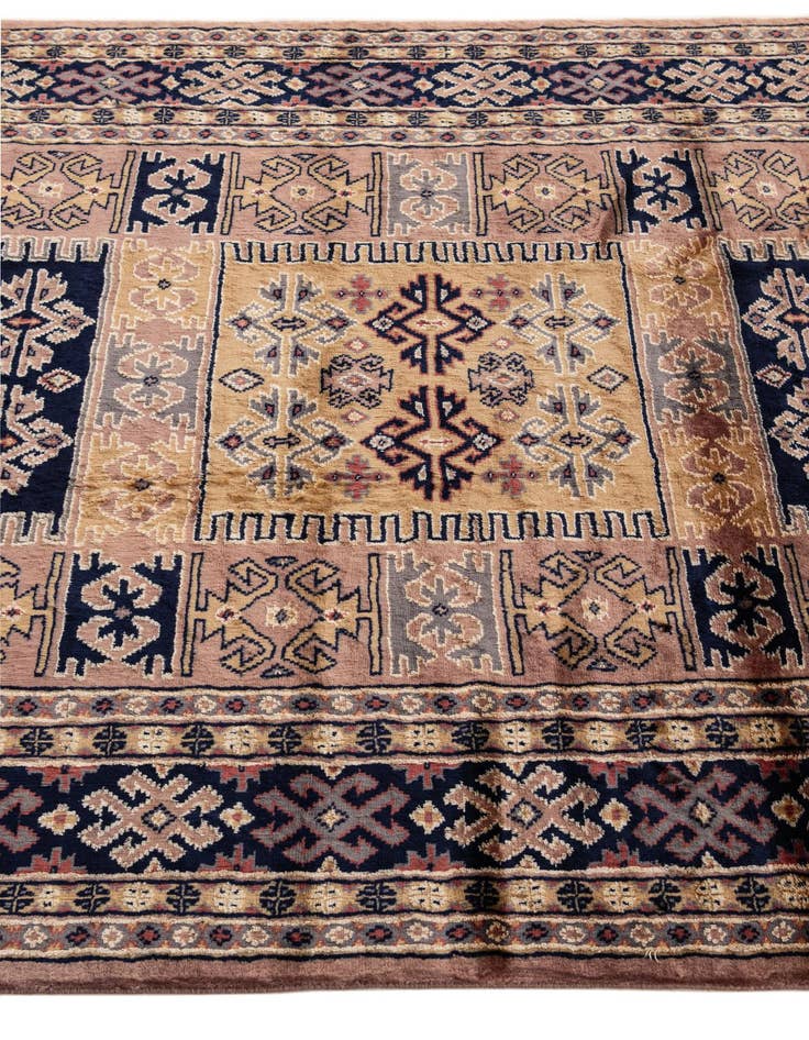 Detail image of 4' 2 x 6' 3  Hand Knotted Bokhara Oriental Rug