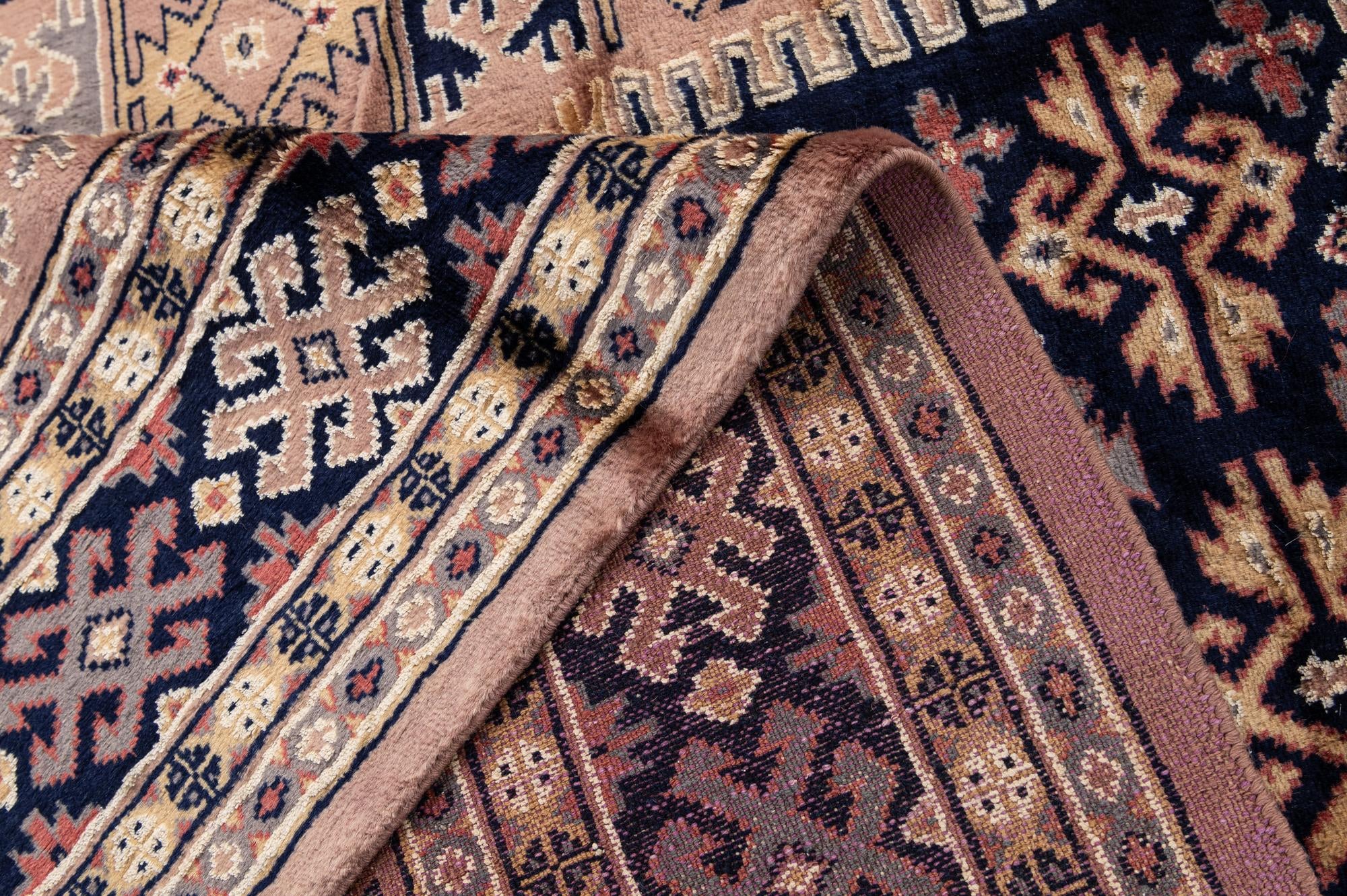 4' 2 x 6' 3 Hand Knotted Bokhara Oriental Rug