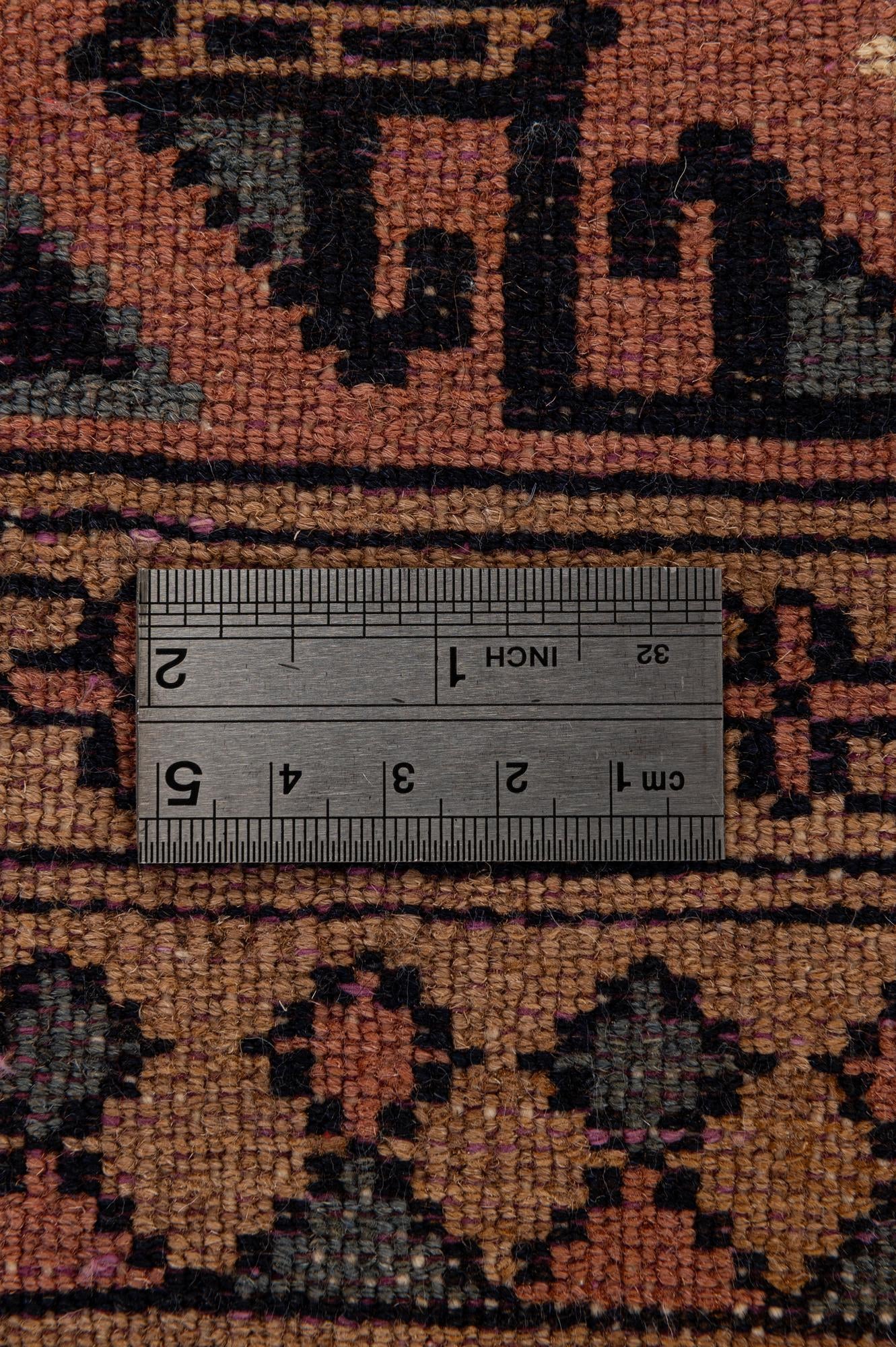 4' 1 x 6' 5 Hand Knotted Bokhara Oriental Wool Rug
