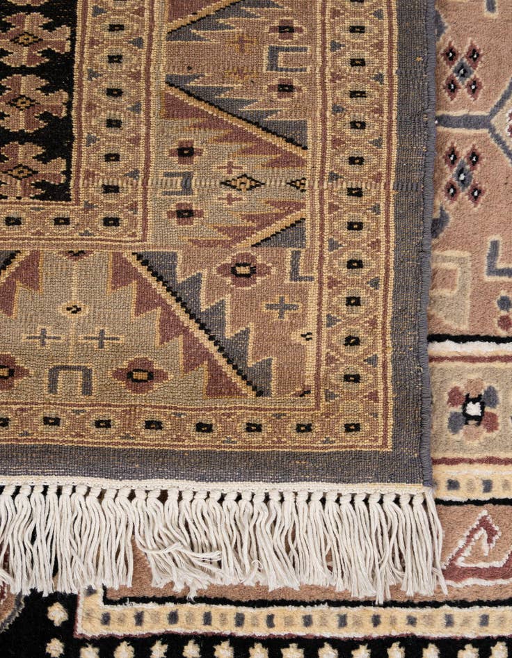 Detail image of 4' 3 x 6' 7  Hand Knotted Bokhara Rug