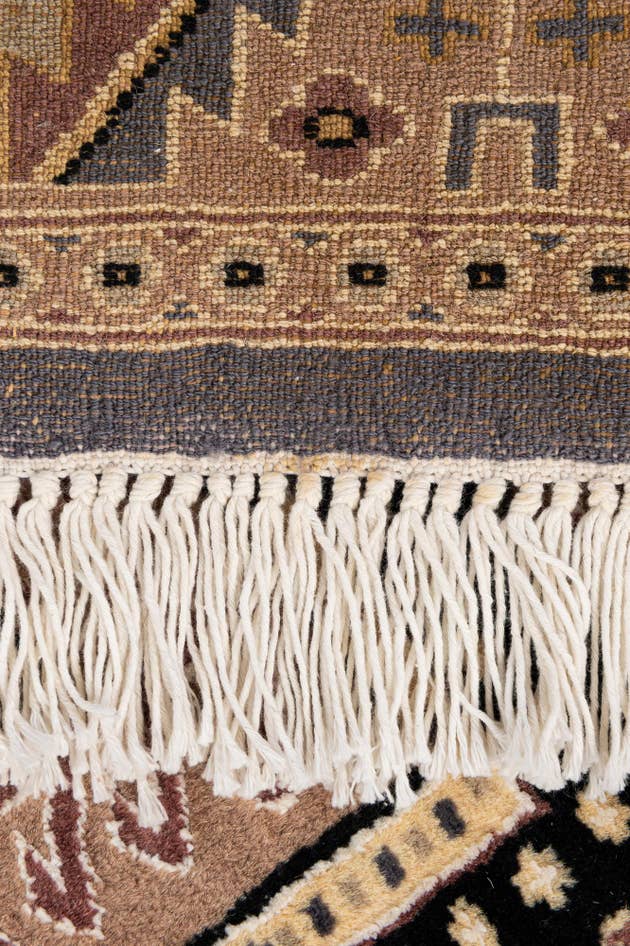 Detail image of 4' 3 x 6' 7 Hand Knotted Bokhara Rug