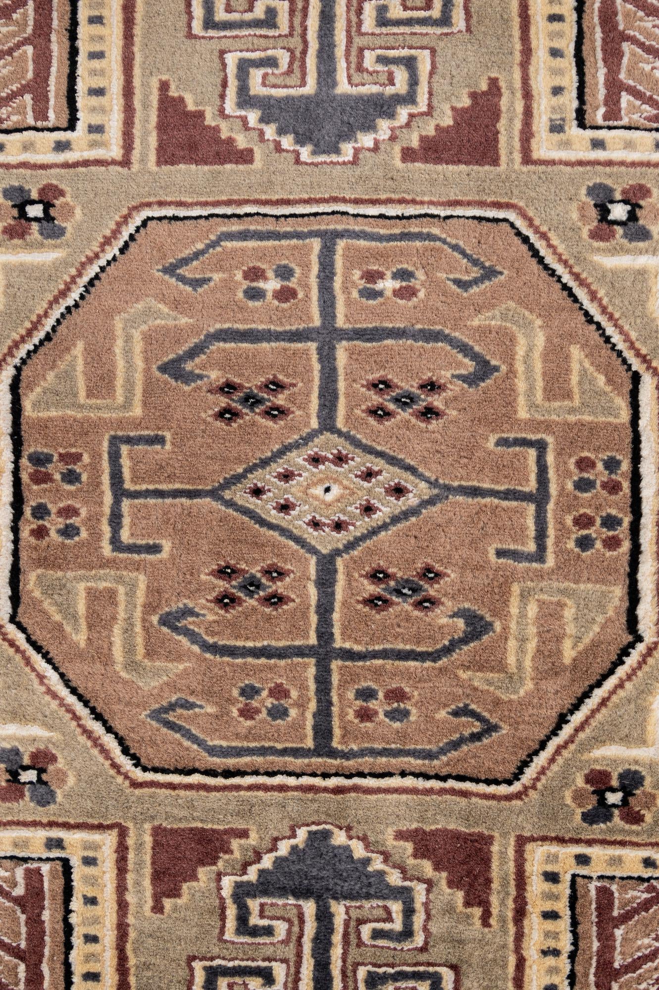4' 3 x 6' 7 Hand Knotted Bokhara Rug