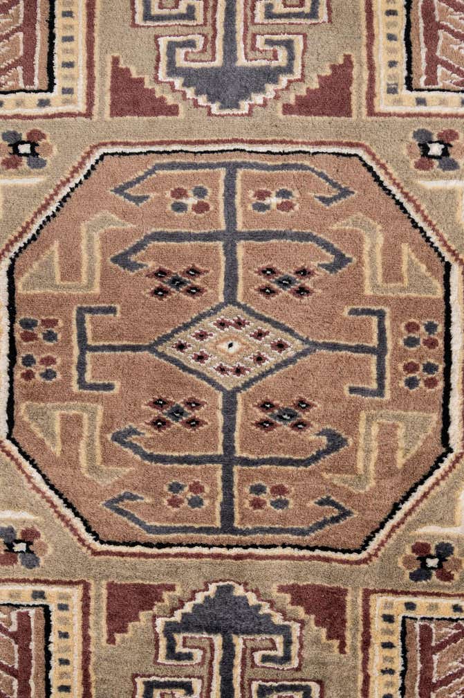 4' 3 x 6' 7 Hand Knotted Bokhara Rug