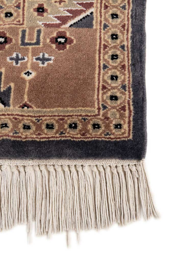 4' 3 x 6' 7 Hand Knotted Bokhara Rug