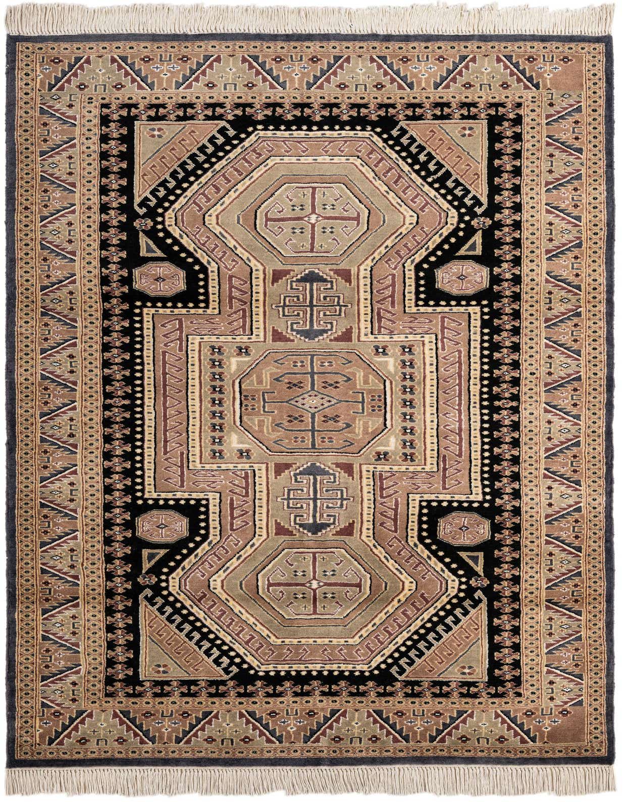 4' 3 x 6' 7 Hand Knotted Bokhara Rug