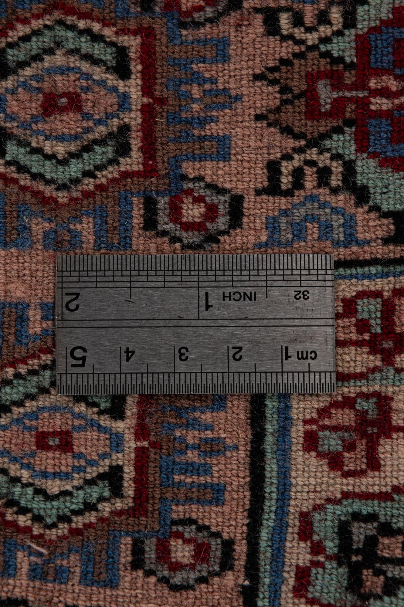 4' 3 x 6' Hand Knotted Bokhara Wool Rug