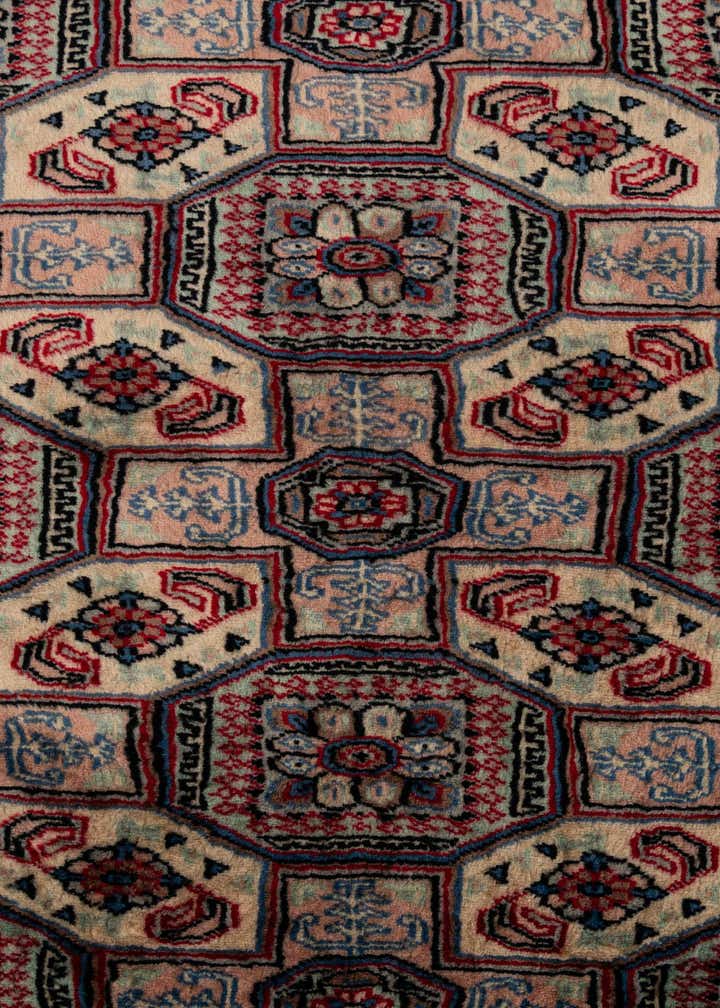 4' 3 x 6' Hand Knotted Bokhara Wool Rug
