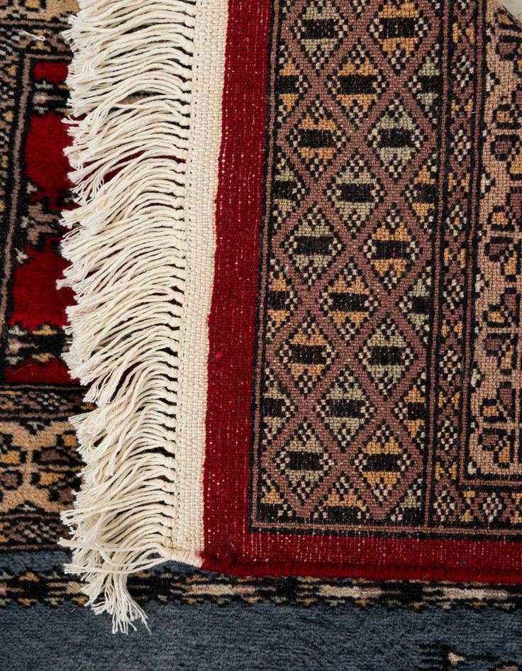 Detail image of 2' 1 x 3' 4  Hand Knotted Bokhara Oriental Wool Rug