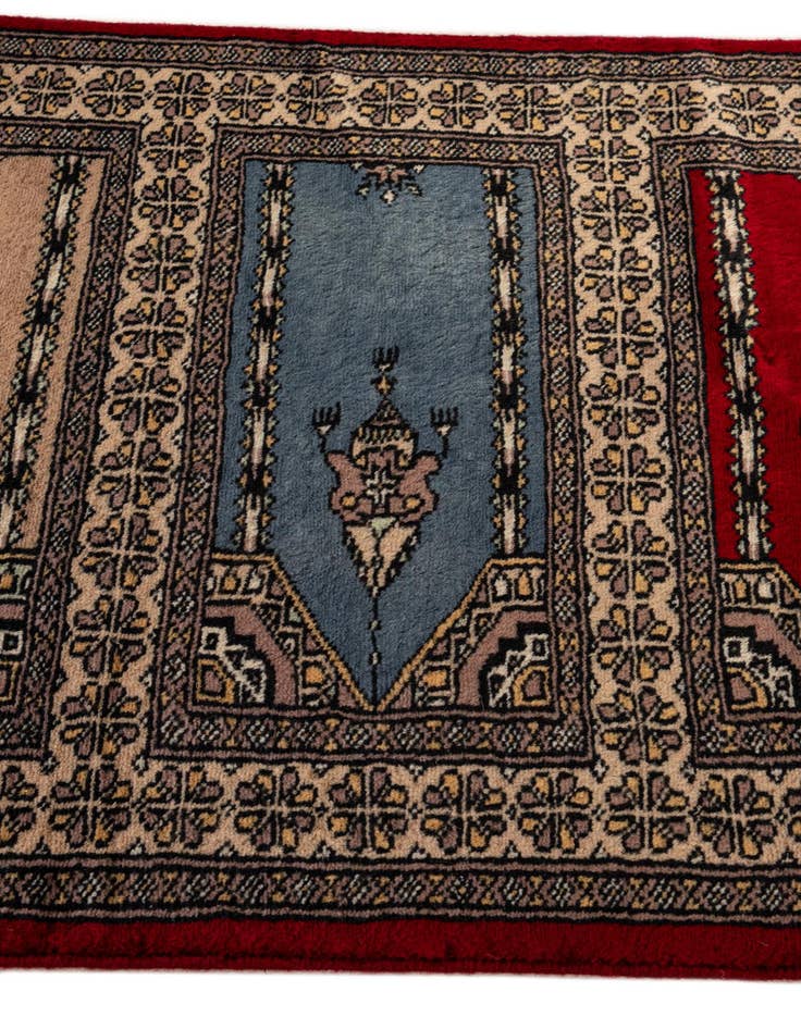 Detail image of 2' 1 x 3' 4  Hand Knotted Bokhara Oriental Wool Rug