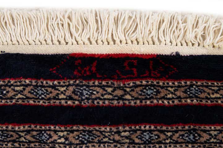 2' 2 x 3' 2 Hand Knotted Bokhara Oriental Wool Rug