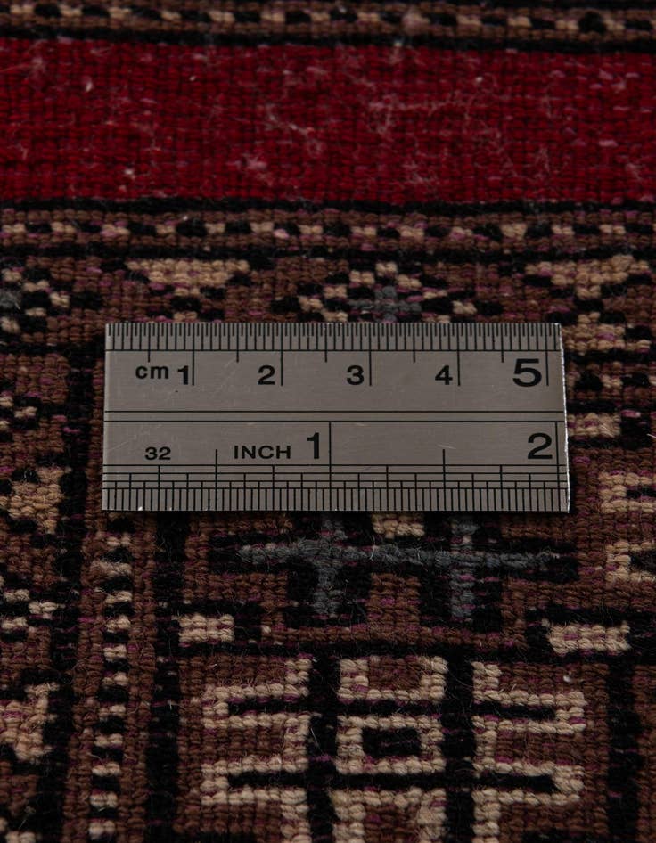 Detail image of 2' x 3' 2  Hand Knotted Bokhara Oriental Wool Rug