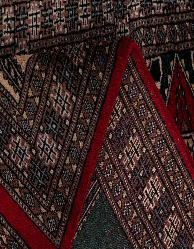 Detail image of 2' x 3' 2  Hand Knotted Bokhara Oriental Wool Rug