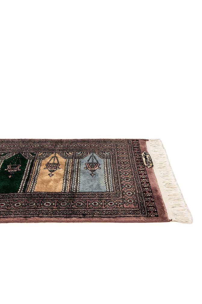 2' x 3' Hand Knotted Bokhara Oriental Wool Rug