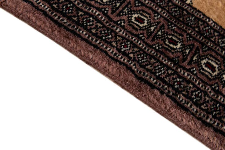 Detail image of 2' x 3' Hand Knotted Bokhara Oriental Wool Rug