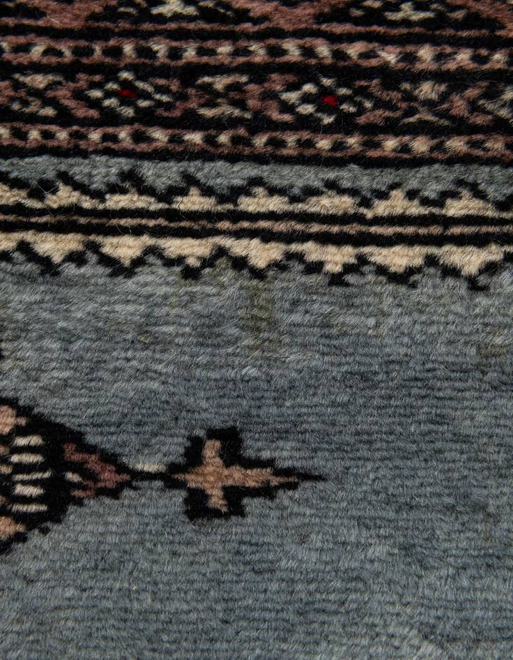 Detail image of 2' x 3'  Hand Knotted Bokhara Oriental Wool Rug